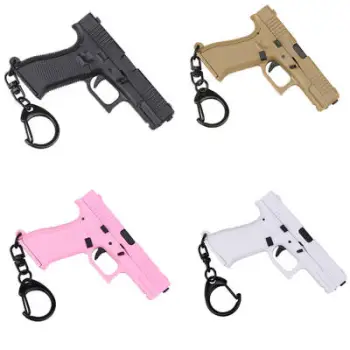 Fuya 1:3 Glock 17 Mini Plastic Pistol Toy Keychain