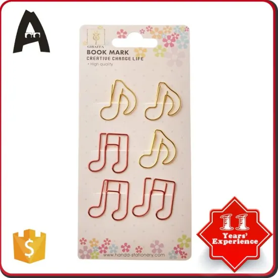 Fully stocked factory directly gold envelope shape paper clips