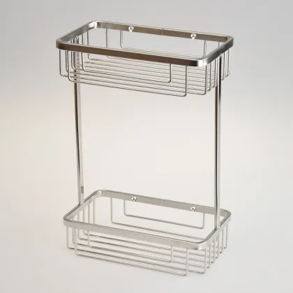 Brand New 2 Tier Wall Mounted Storage Rack For Bathroom