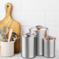 Cuisine en acier inoxydable Canister Tea Coffee Cardons