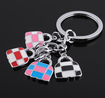 wholesale alibaba china factory direct hot new products 2015 high quality metal custom handbag keychain
