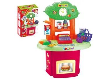 cashier desk toy with music