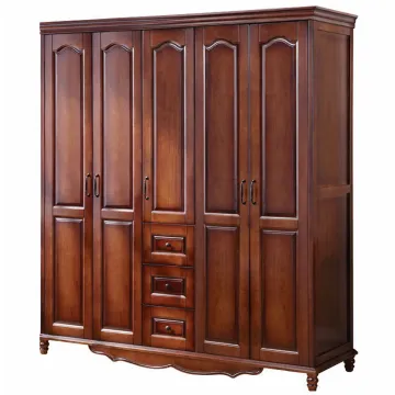 Sliding Doors Closet Wardrobe - Large Capacity with Drawers