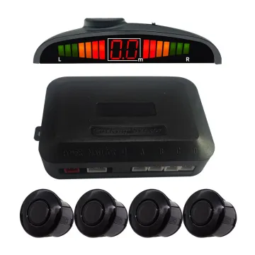 LED Car Parking Sensor System with 4 Sensors - Parktronic Reverse Backup Radar Monitor