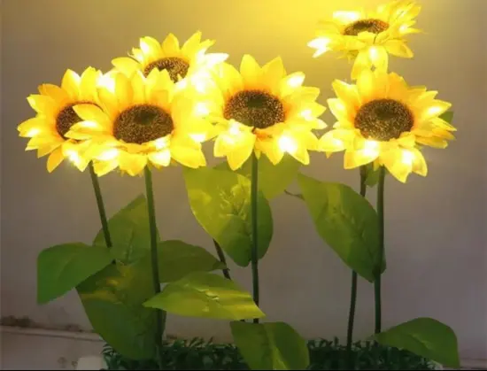 Outdoor Landscape Sunflower  Lights