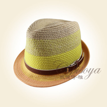 2015 custom fashion lady fedora hat wholesale