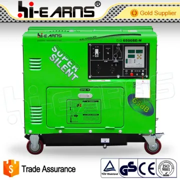 Super silent 65Db 5KVA digital panel home use diesel generator