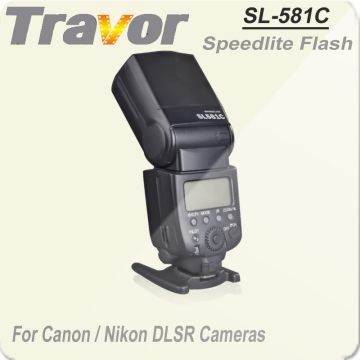 Travor Hot Selling Ttl Speedlite Flash SL-581C for Canon