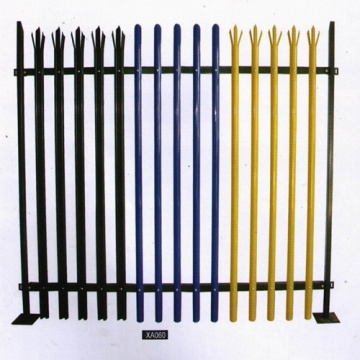 Colorful Steel Palisade Fence