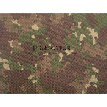 Tissu d&#39;enduit de camouflage en nylon 1000D Cordura