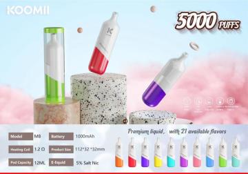 Vape 5000 Puffs Doble Color Desechable E Cigarrillo