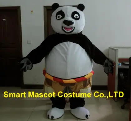 Movie costume Kungfu panda mascot costume