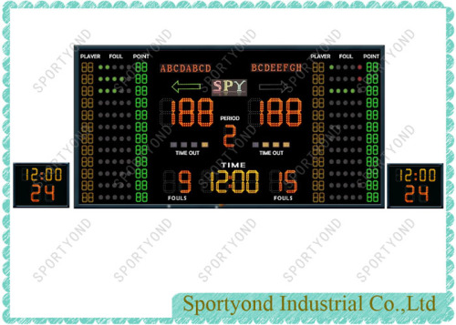 Papan Skor LED Basket Dan Penghitung Waktu Mundur Dengan Alarm Internal