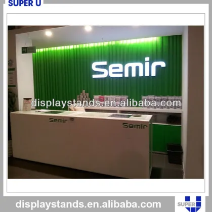 signs shop wooden commercial checkout counters