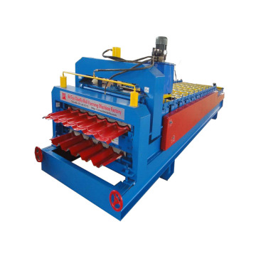 Metallverglaste und trapezförmige Dachpaneelmaschine