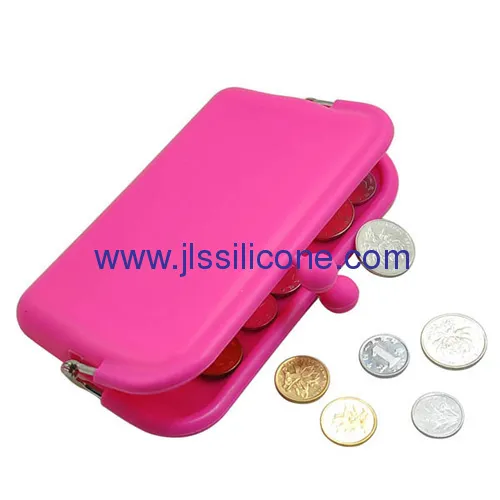 Silicone Coin Wallet Pouch Ro Cellphone Purse 
