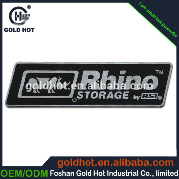 High Quality metal brand logo label metal logo stickers