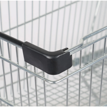  German Shopping Trolley German Supermarket Zinc Finish Metal Shopping Trolley Manufactory