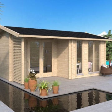 cabina de madera prefabricada para una fácil instalación