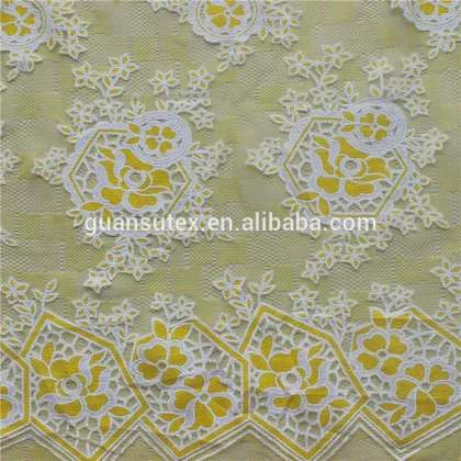 African Lace Fabrics Textile Wholesale For Decoration And Clothing