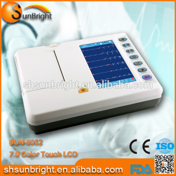 ecg bluetooth high quality ECG machine 6 channel 12 lead ecg machines