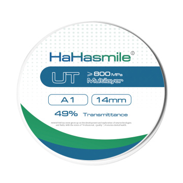 HaHasmile UT-Multilayer 98-A1 Laboratorio Dental For Anterior And Anterior Bridge And Veneer 6 Layers Multilayer Color