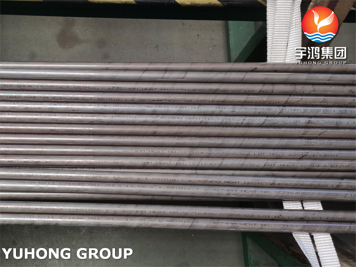 ASTM B111 C71640 Copper Nickel Alloy Tubes