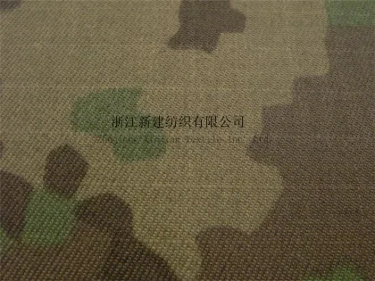 Waterproof Nylon Cordura Camouflage Pu Coated Fabric