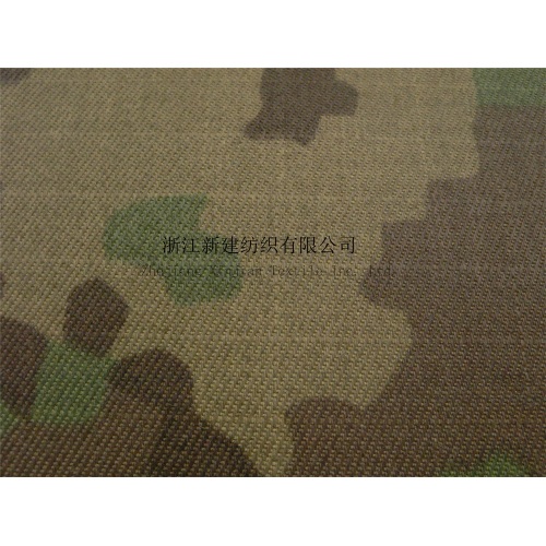 Camouflage Fabric med vattentät och antibakteriell