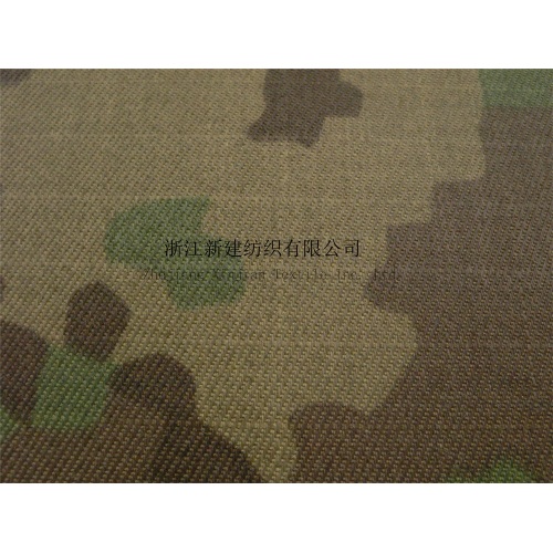 Tessuto rivestito in nylon impermeabile Cordura Camouflage Pu