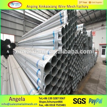 high quality galvanzed pipe/black pipe made in china