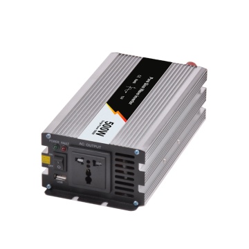 Pure Sine Wave Power Inverter: 500W DC to AC Converter for Car and Portable Use - Compatible with 12V, 24V, and 48V Inputs and Outputs 110V/220V AC