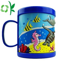 Silicone Cartoon Customized Pattern Sleeve for Cup Mug