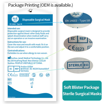 Qiji Disposable Surgical Mask CE Certificate Type ⅡR