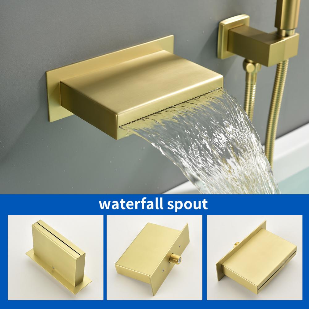 gold bathtub faucet 9