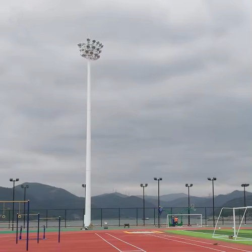 High Mast Sport Stadium Light Lamp Pole