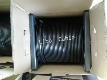 Lmr 75ohm Rg6 Coaxial Cable With Jelly, Drop Cable For Catv, Video Cable, Close Circuit Television Cable
