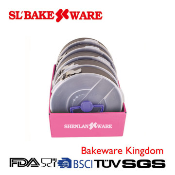 Springform W / coperchio e scatola di visualizzazione in acciaio al carbonio non stracciato Bakeware (SL BAKEWARE)