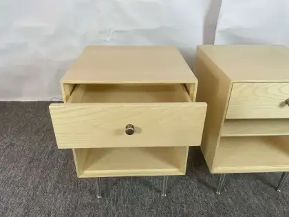 Modern Wooden Bedside Table Bedroom Furniture Nightstand