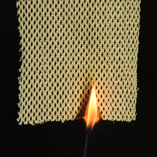 Aramid 1414 fireproof, flame retardant, high temperature resistant mesh, and Kevlar fiber