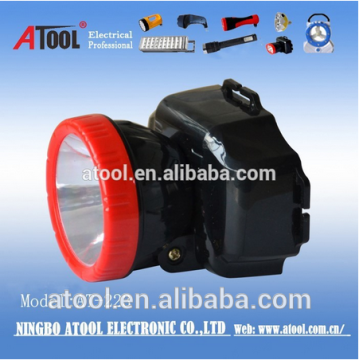 High power plastic rechargeable LED headlight