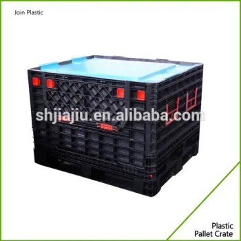 Virgin plastic box pallet with lid