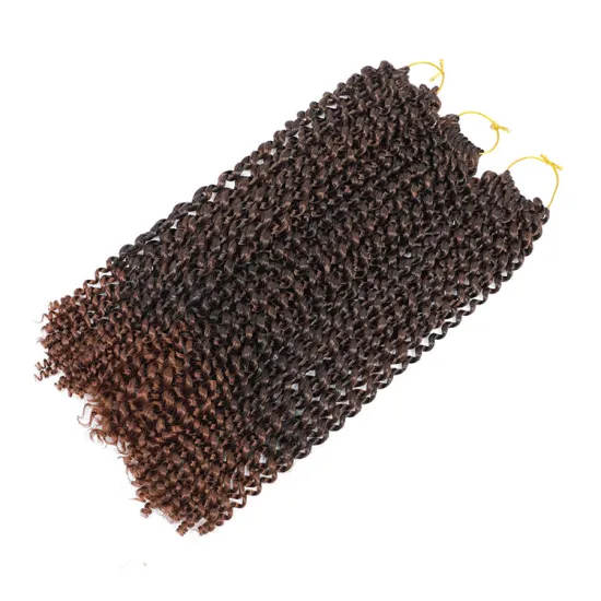 Long Inch Passion Twist Hair Crochet Braids Hair Water Wave For Passion Twist Braiding Synthetic Hair Hairstyle