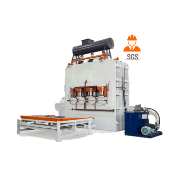 Short Cycle MDF Particle Board Melamine Laminating Hot Press Machine