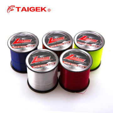 Taigek 500 m de pêche en nylon de haute qualité
