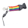 1Pc Gay Pride Rainbow Lanyards With Keychain Cool Phone Strap For USB Name ID Bus Pass Card Badge Holder Office Supplies