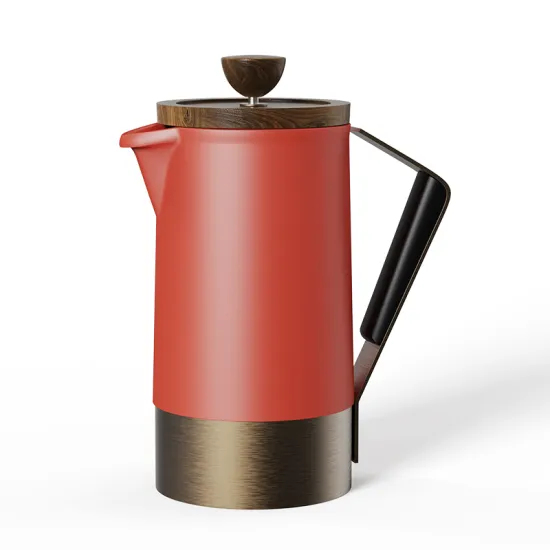 Stainless Steel French Press Coffee and Tea Maker with 4 Level Filtration