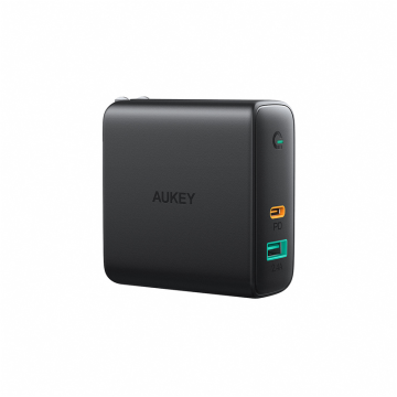 Aukey PA -D3 พอร์ตคู่ 60W PD USB Wall Charger - EU/US Standard Plug Standard