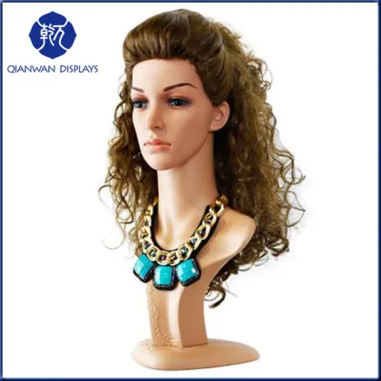 china practice beauty girl mannequin head bald wig