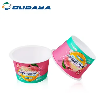 plastic pudding jelly disposable plastic sauce cup